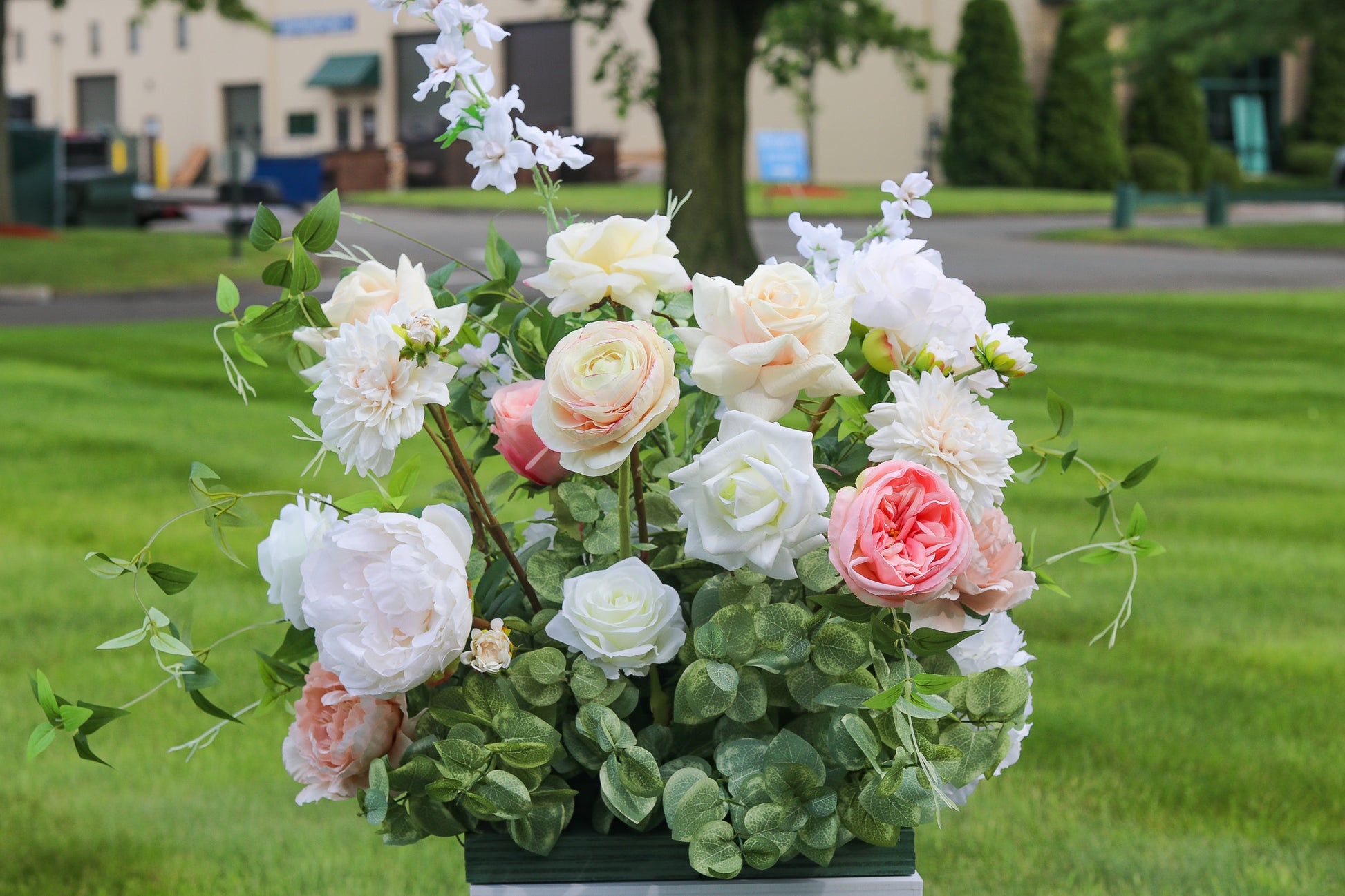 Garden Party Aisle Flowers