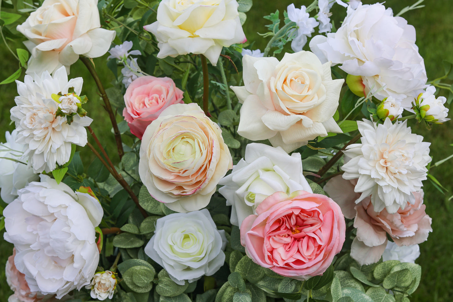 Garden Party Aisle Flowers