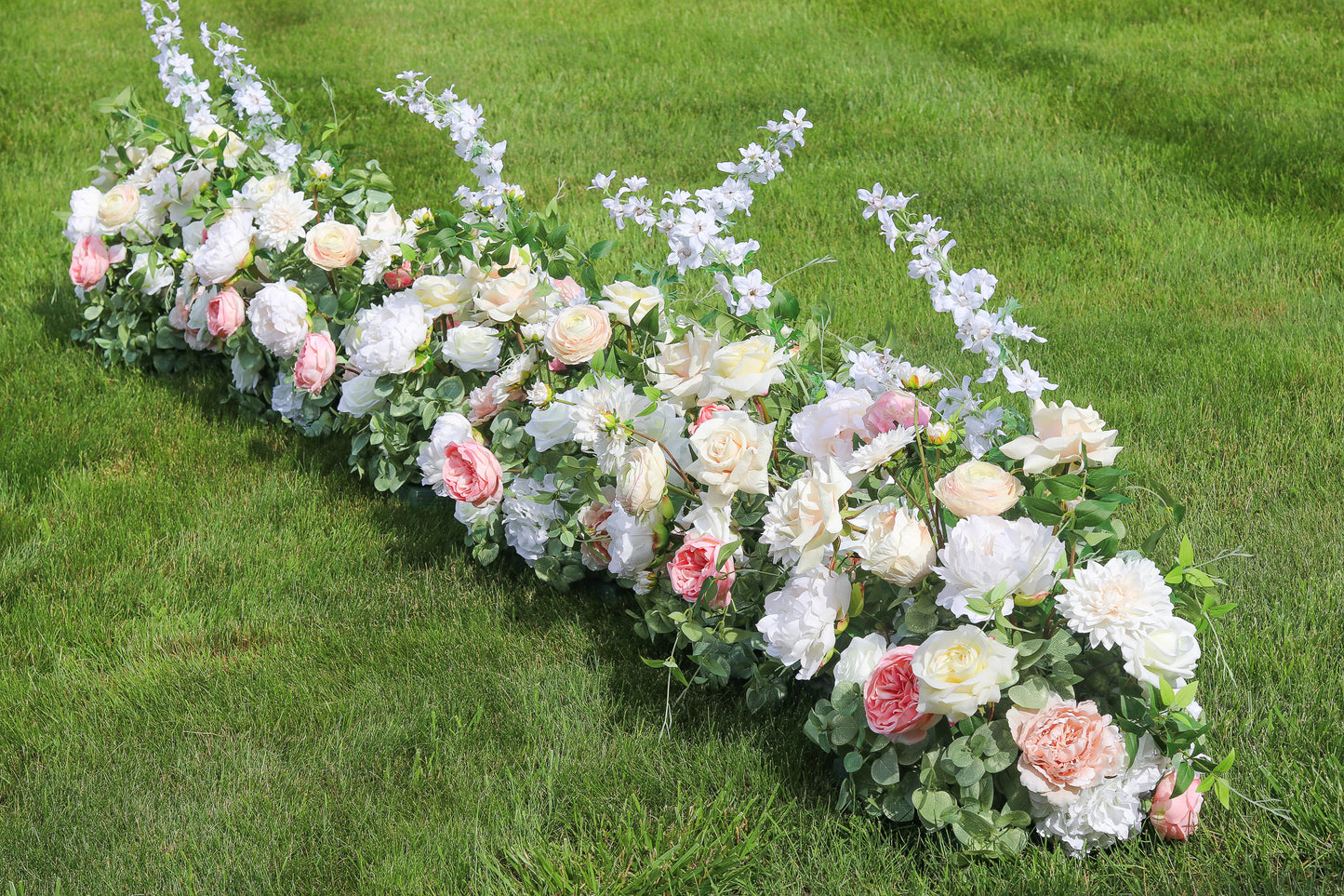 Garden Party Aisle Flowers